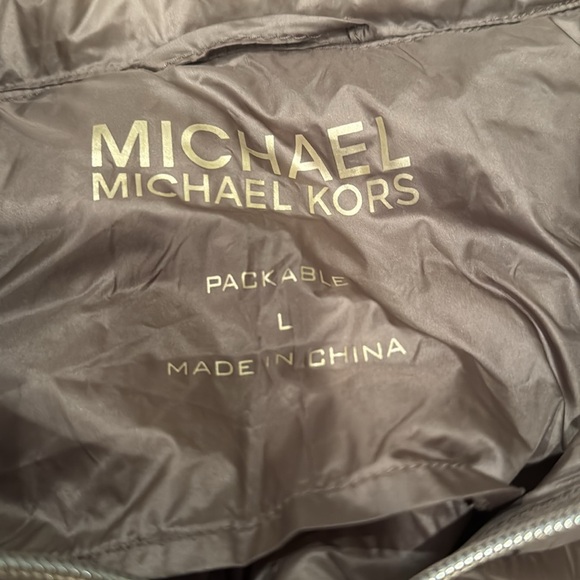 Michael Kors Quilted Nylon Packable Puffer Jacket Womens Size L - Picture 4 of 9